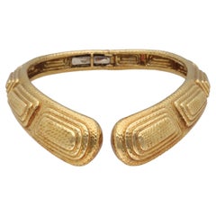 David Webb Paso Pirámide Martillado 18 Kt. Collar de oro amarillo