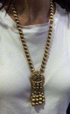 David Webb Tassel Necklace
