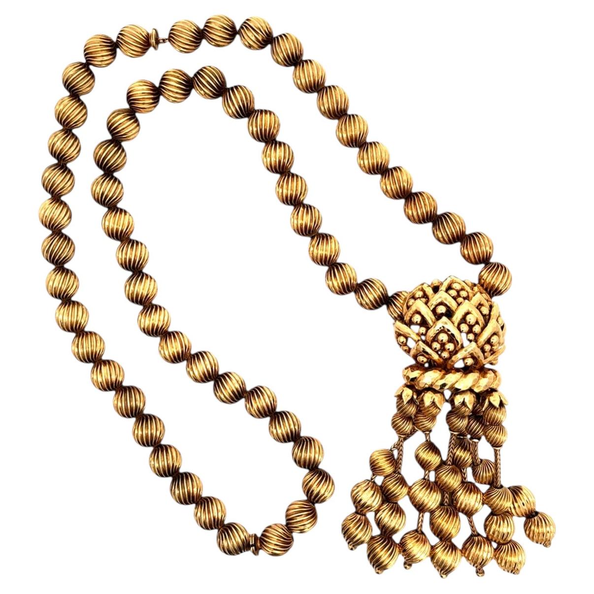 Collar con borlas de David Webb