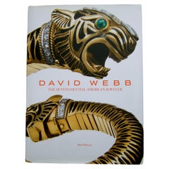 Livre à couverture rigide The Quintessential American Jeweler de David Webb par Ruth Peltason 