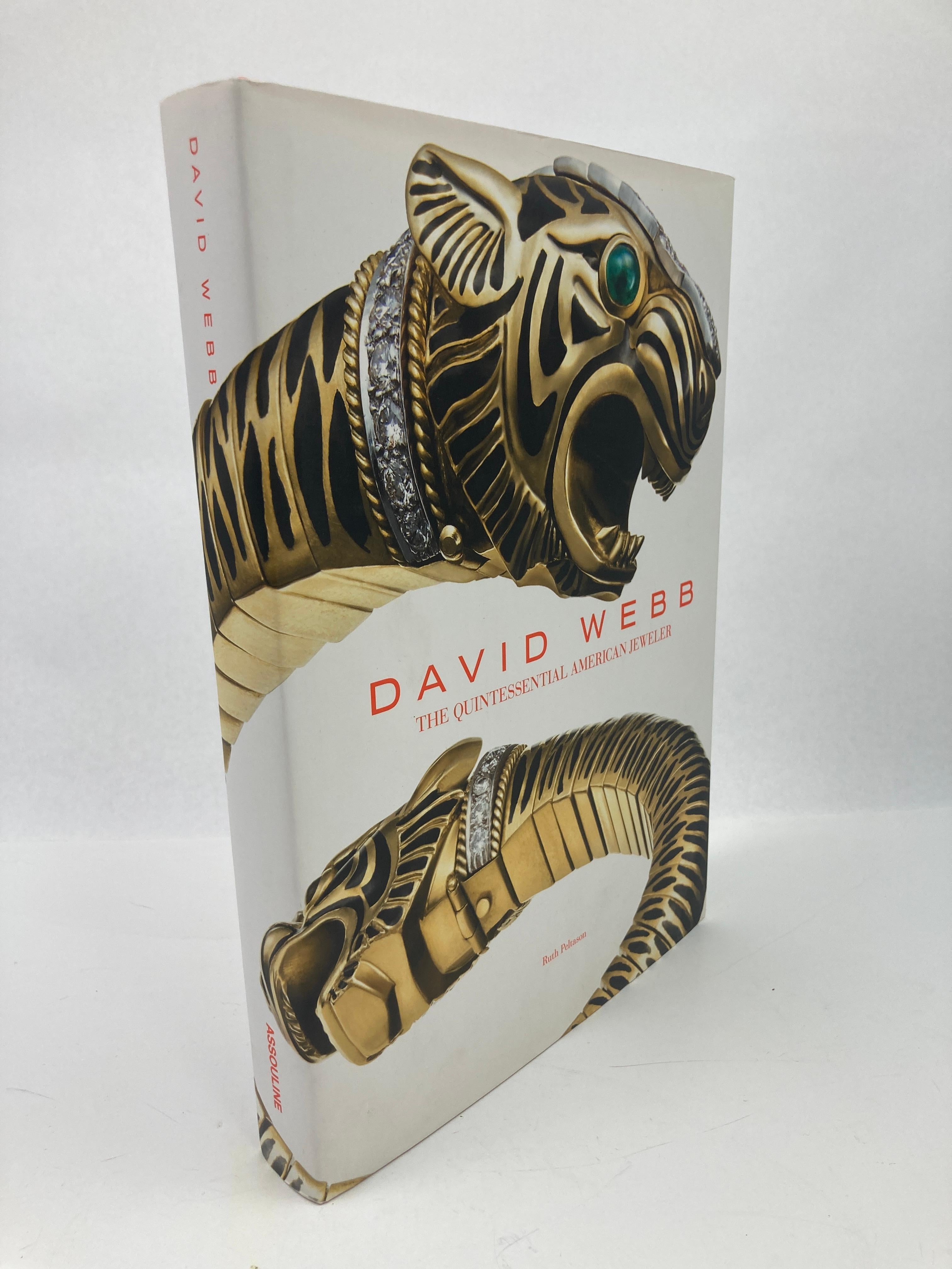 Women's or Men's David Webb The Quintessential American Jeweler Hardcover Book by Ruth Peltason For Sale