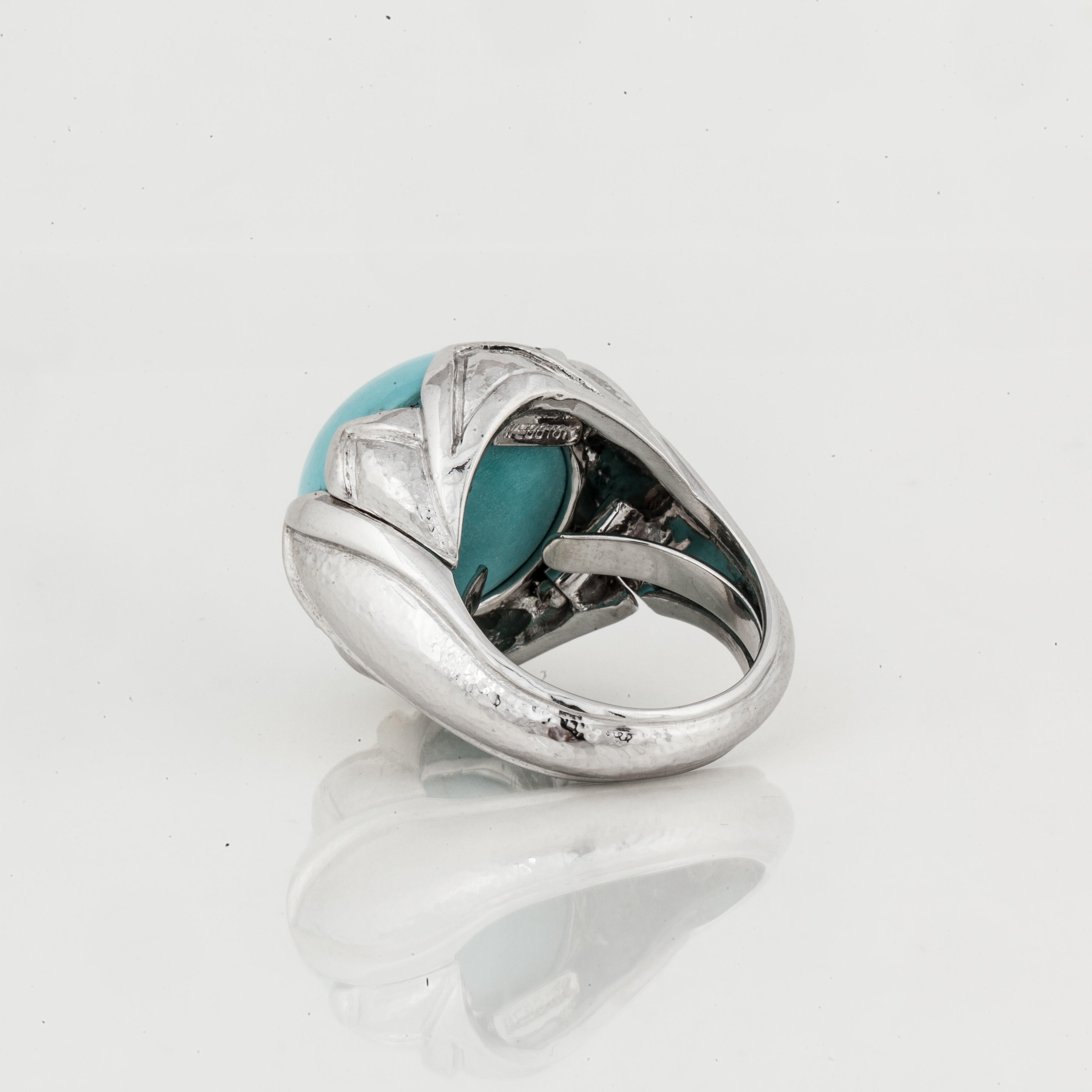 David Webb Turquoise Ring 1