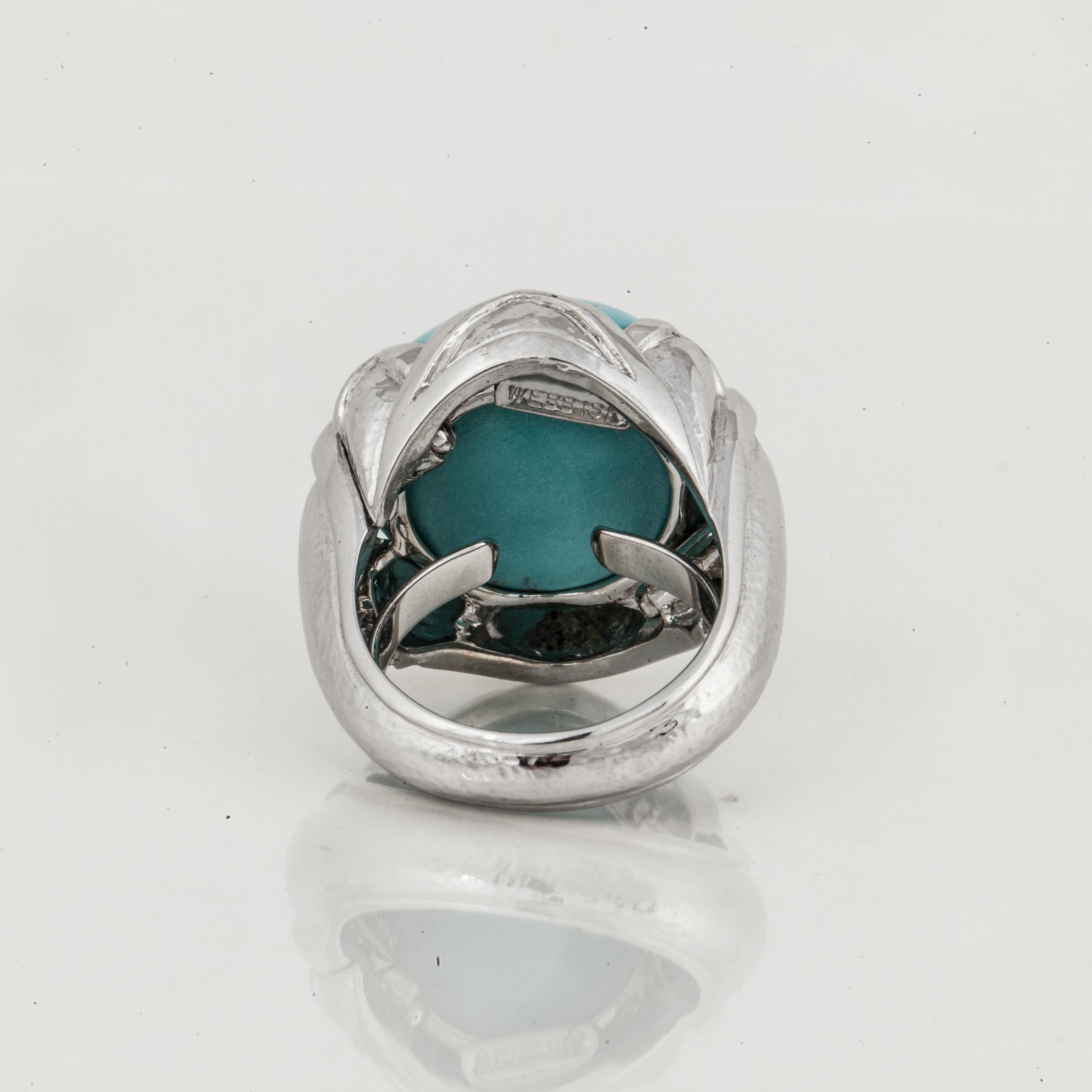 David Webb Turquoise Ring 2