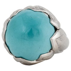 David Webb Turquoise Ring