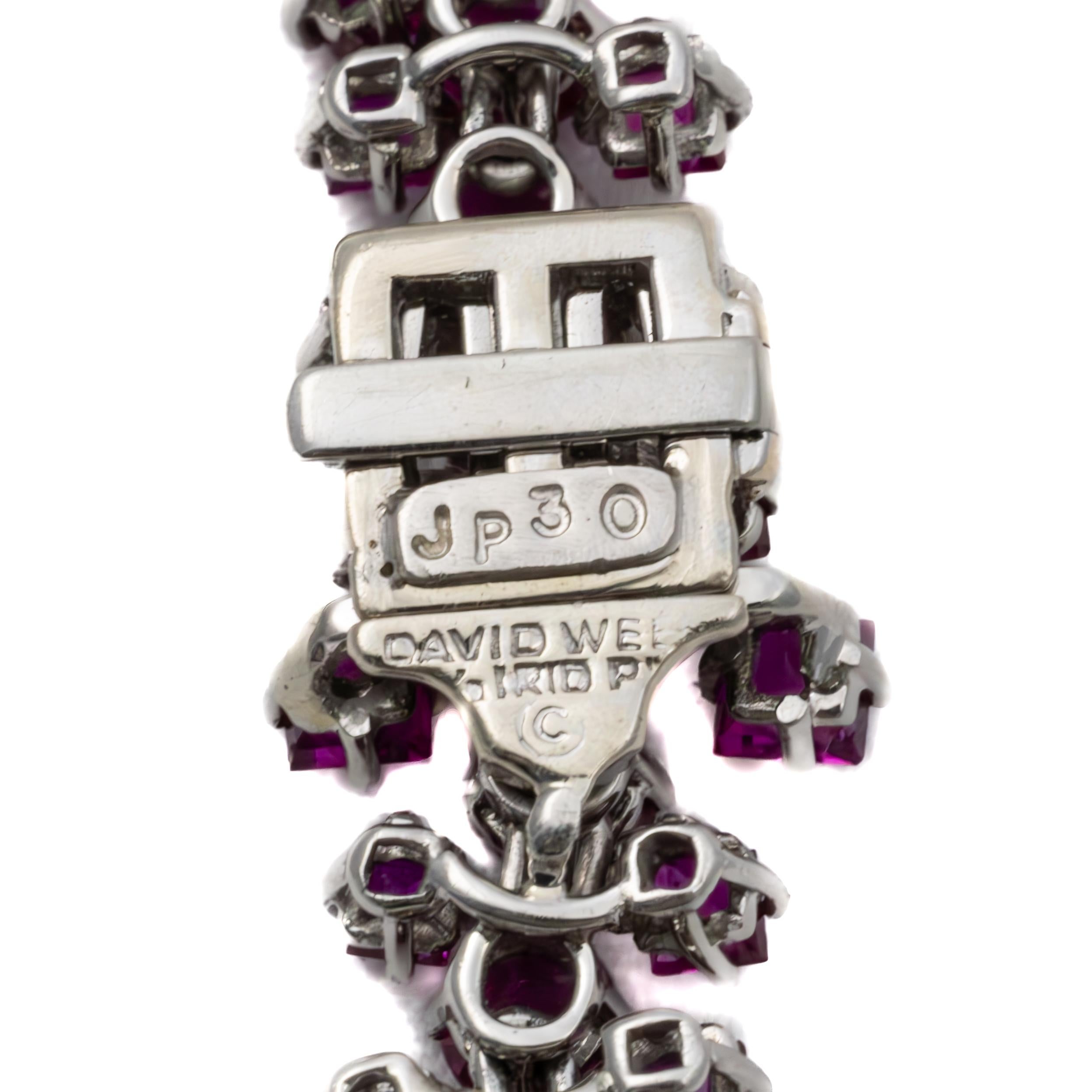 David Webb Collana di turchesi, rubini e diamanti In condizioni ottime in vendita a New York, NY