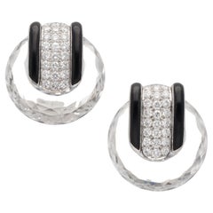 DAVID WEBB Smoking Ear Clips