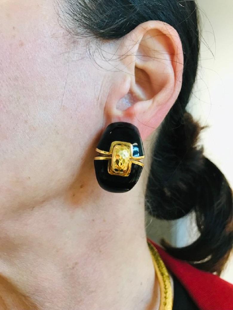 enamel earrings