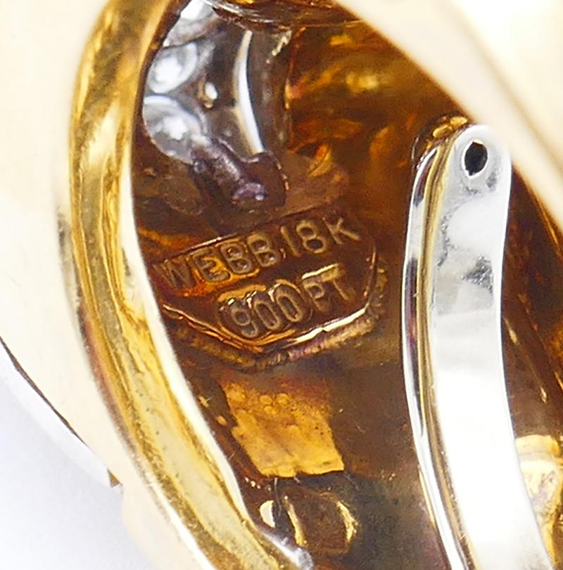 David Webb Vintage-Ring, 18 Karat Gold, gelber Saphir im Angebot 3