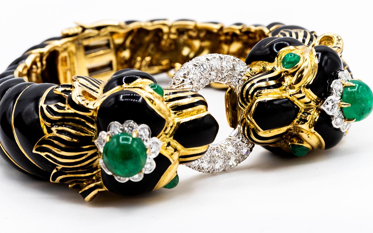 two lion head bracelet