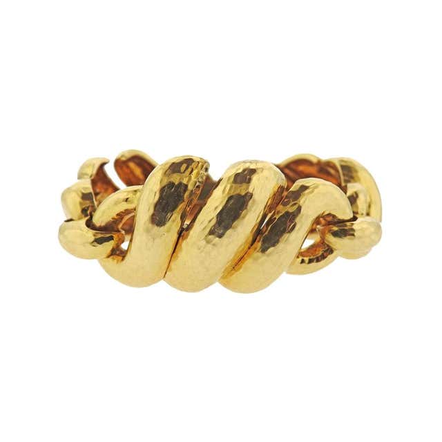Pomellato Narciso Rock Crystal Gold Link Bracelet at 1stDibs
