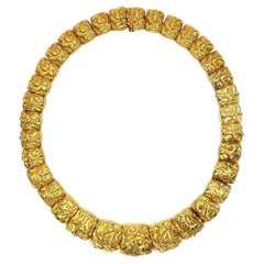 Vintage DAVID WEBB Yellow Gold Necklace
