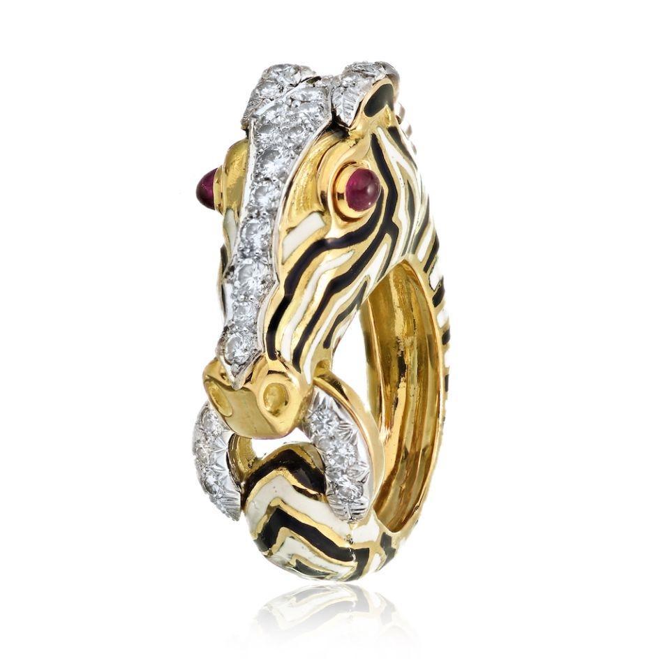 zebra ring
