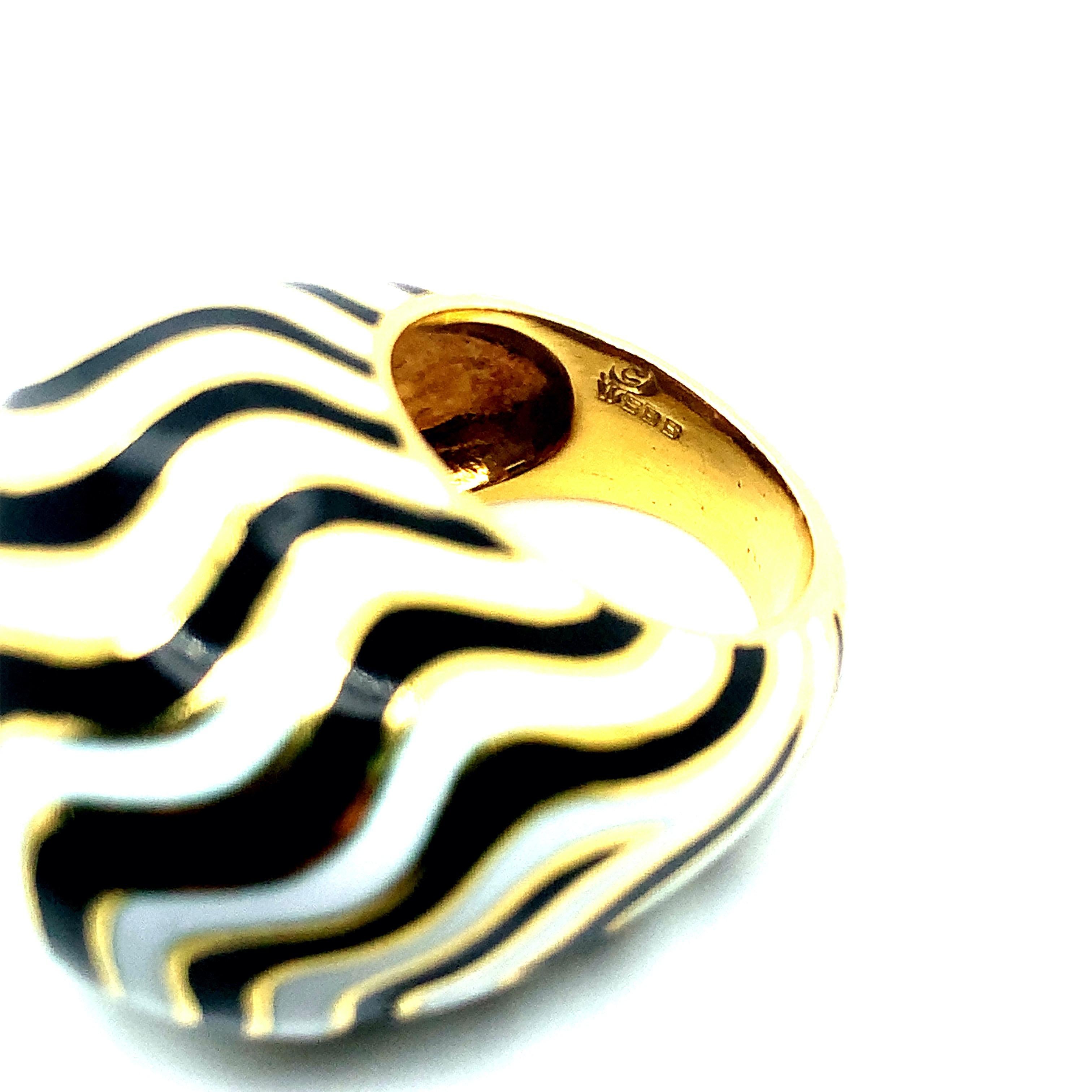 David Webb Zebra Ring 1