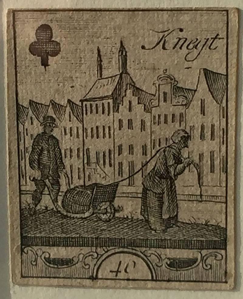 Spielkarten aus dem 18. Jahrhundert von David Weege, 1758 (Graviert) im Angebot