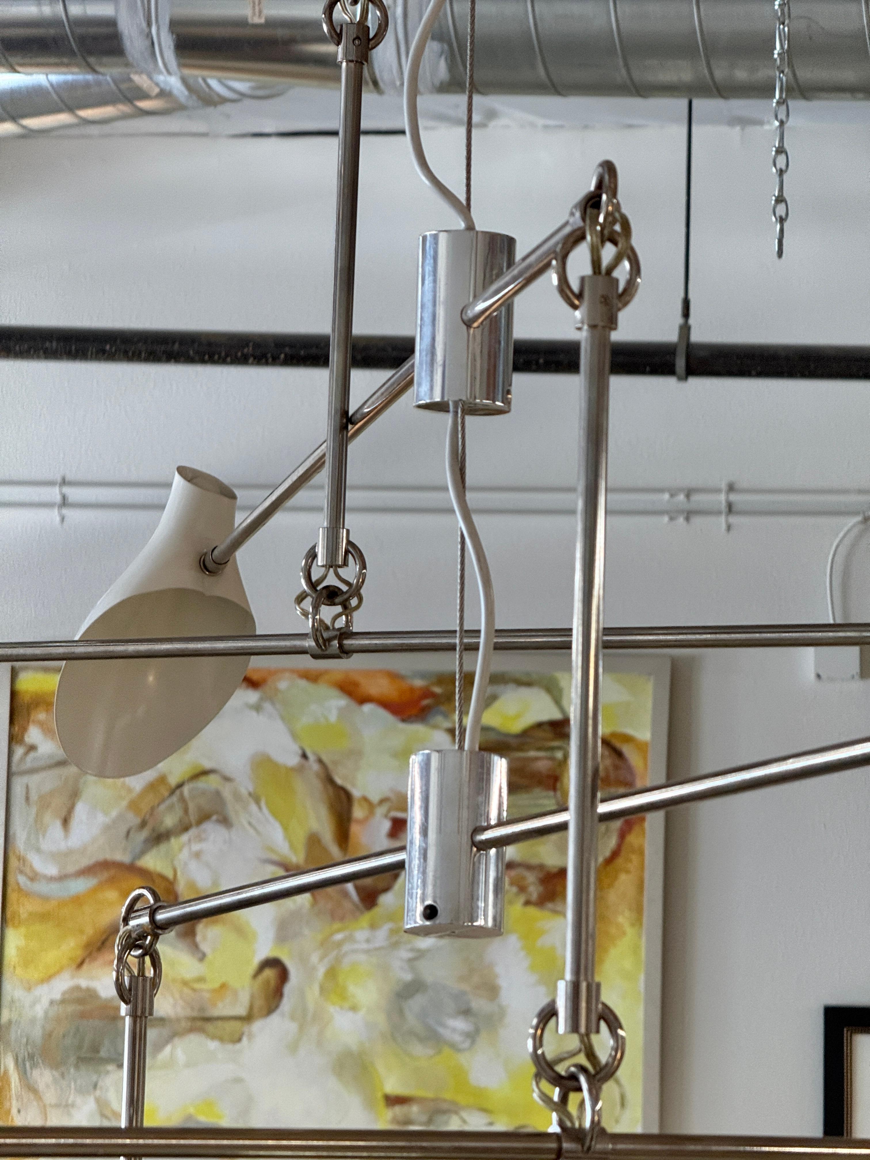 David Weeks Studio Bottle Tiered Mobil #405 9 Head Bullet Chandelier in vendita 3