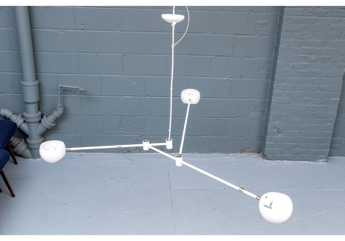 Metallo David Weeks Studio White Boi Pendant Trio in vendita