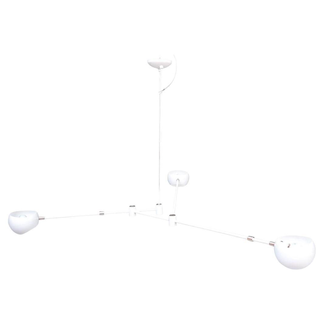 David Weeks Studio White Boi Pendant Trio in vendita