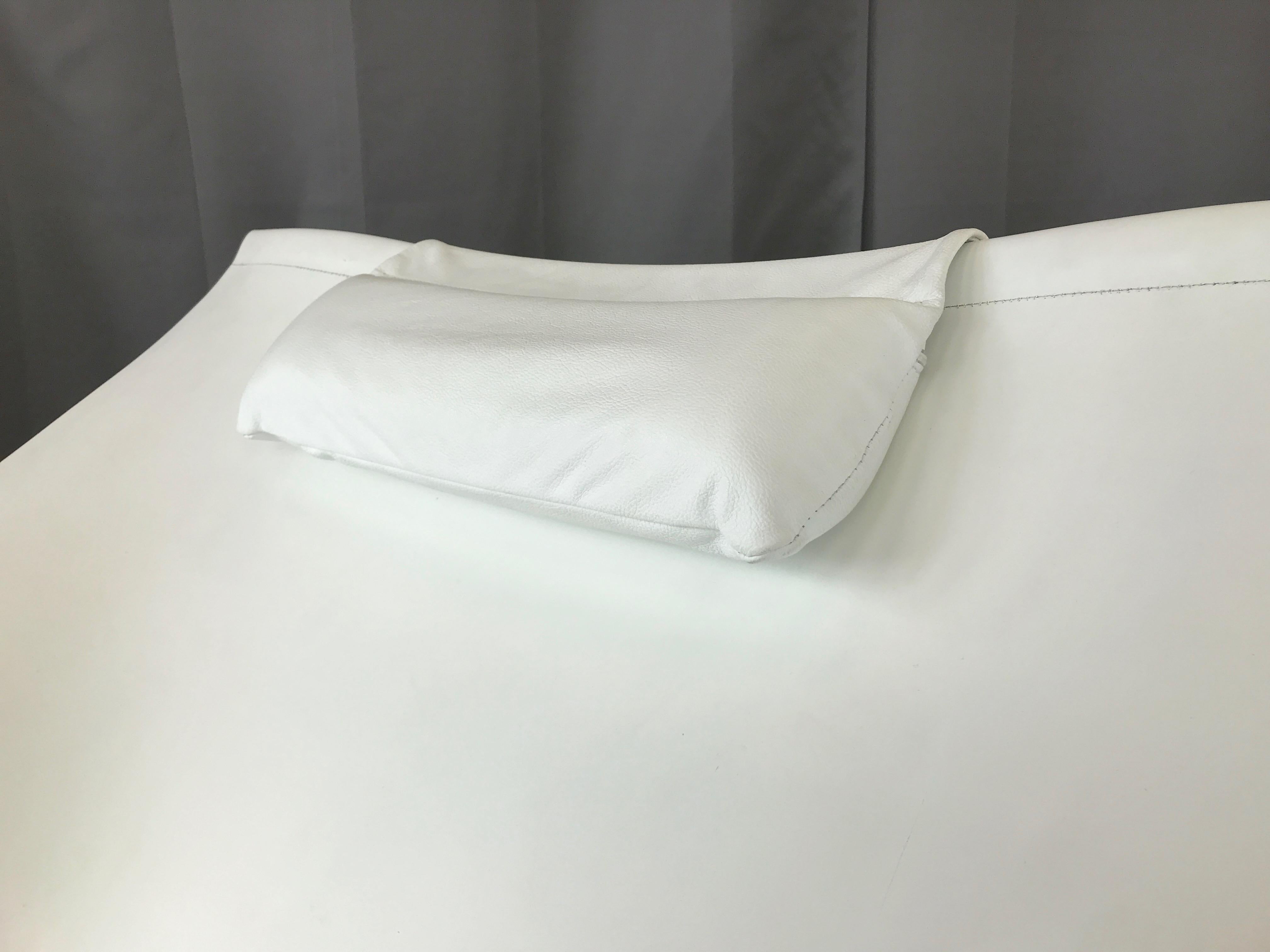 Cuir David Weeks, chaise en cuir blanc Semana Sling pour Habitat en vente