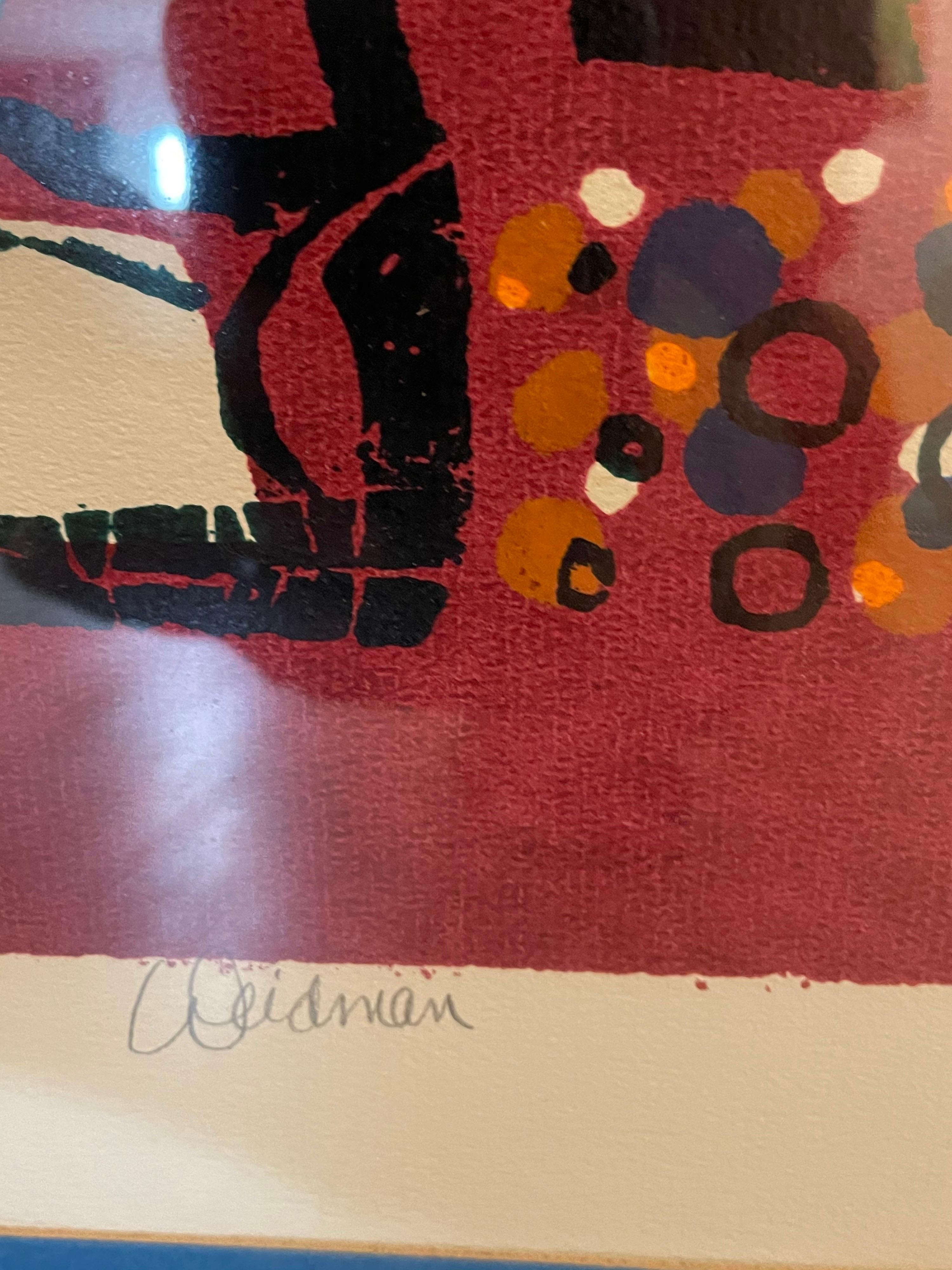 American David Weidman Signed and Numbered ED of 250 Silkscreen Walking