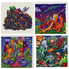 David Welker 4 Giclée Print Set