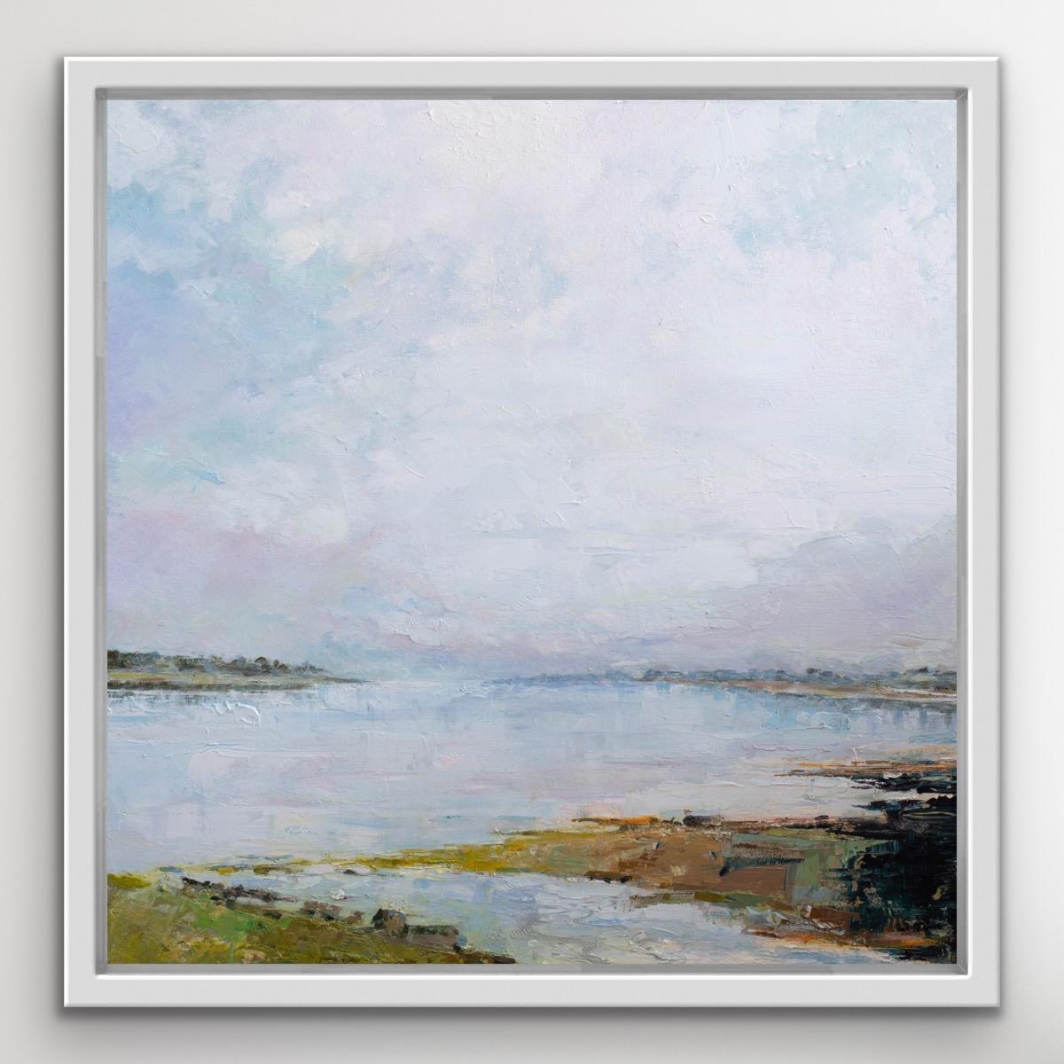 The calming tones of Tranquil Waters makes this the perfect work for your bedroom, office or living room.
David Whitbread-Roberts is available online and in our gallery at Wychwood Art. David was born in Cornwall and studied for a degree in Fine Art