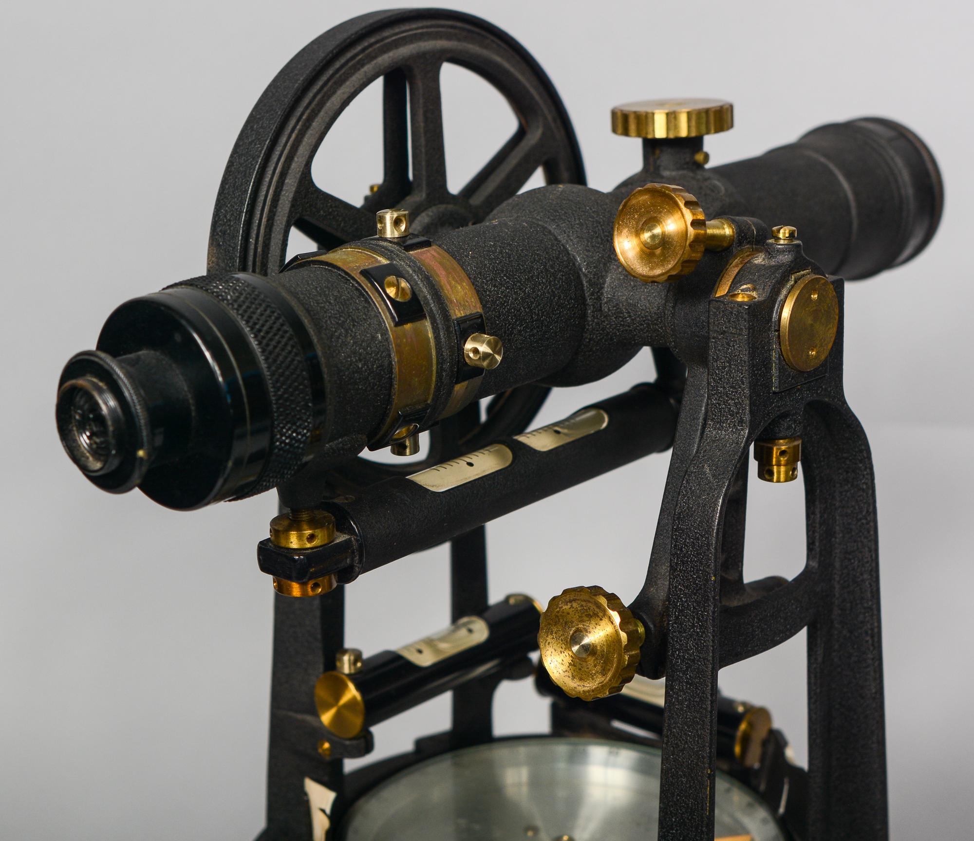 Metal David White Company Surveyor's Transit