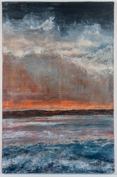 Seascape 15 - Original Abstract Painting, Large Sea Acrylic Unique Artwork