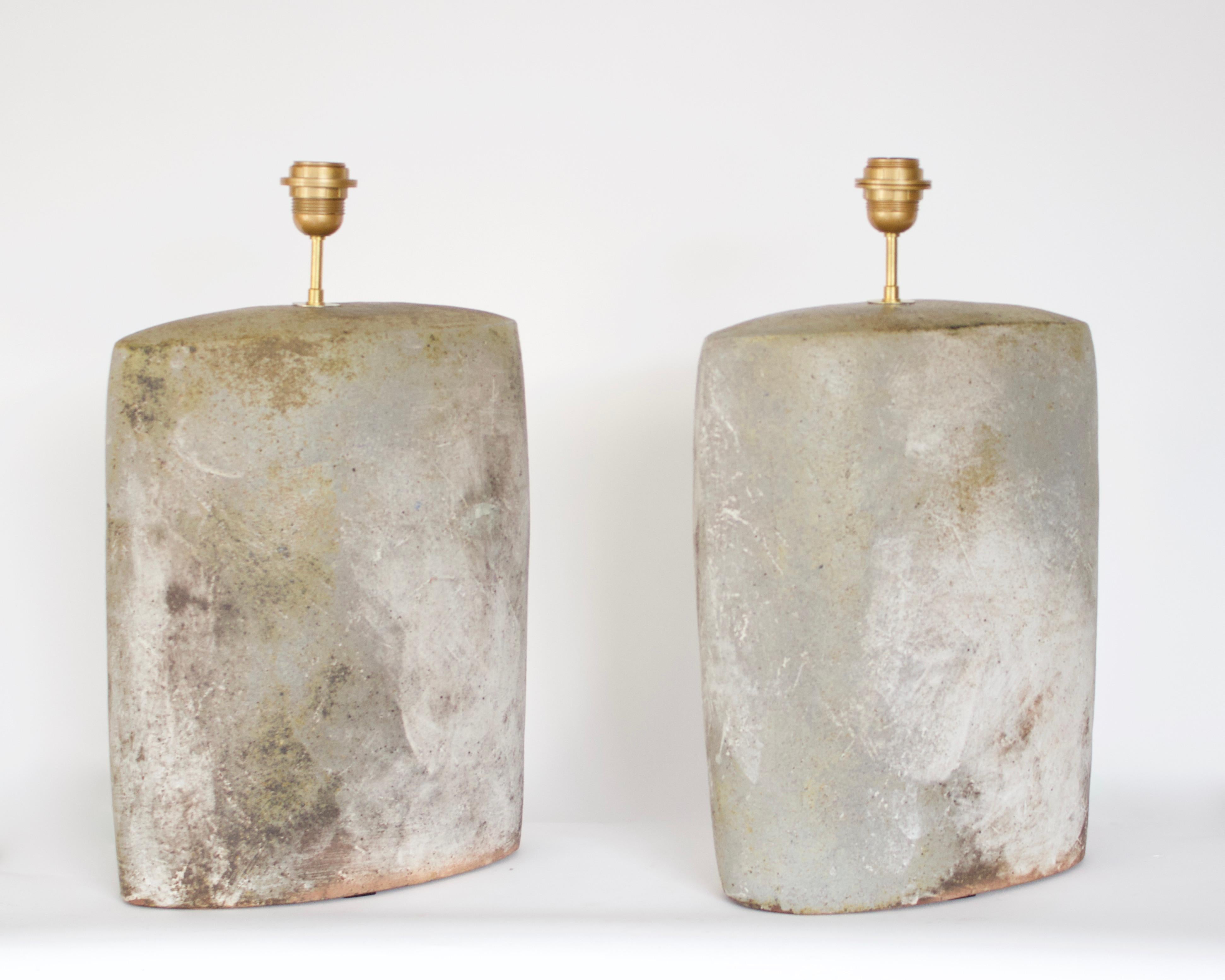 David Whitehead French Ceramic Contemporary Table Lamps La Borne  8