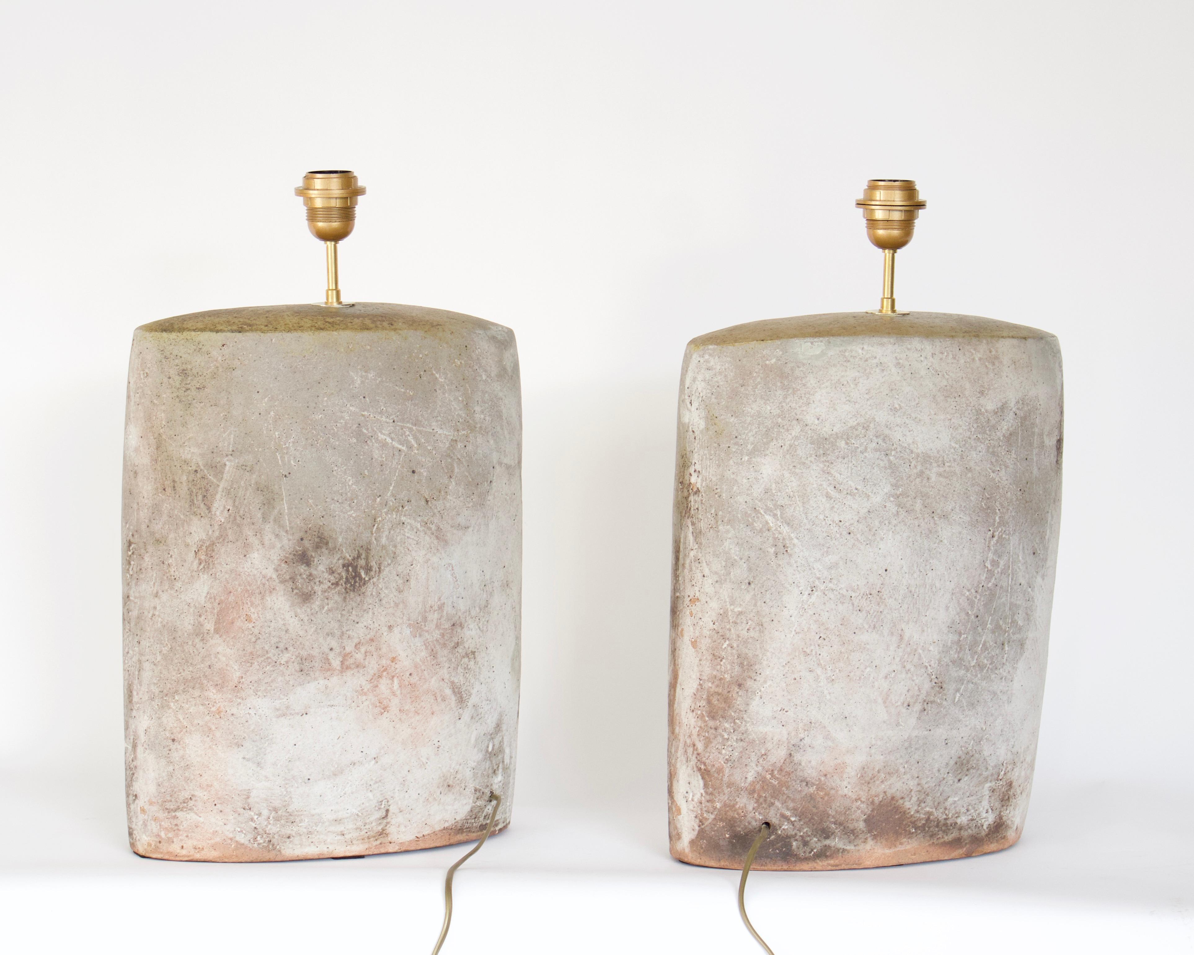 David Whitehead French Ceramic Contemporary Table Lamps La Borne  3