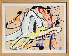 The Duck Has Pluck, Abstrakte und Pop-Art-Lithographie von David Willardson