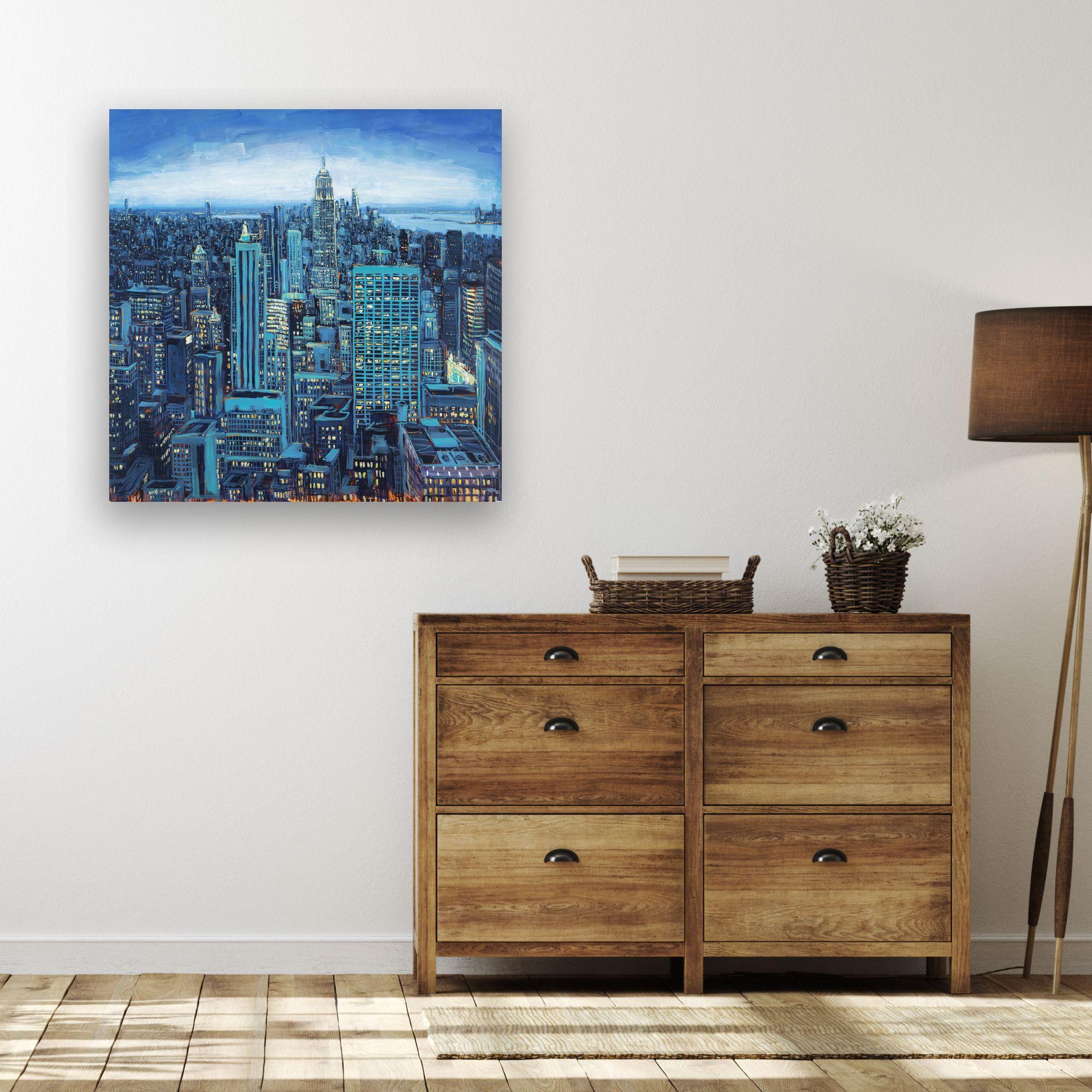 As I Look For You - Impressionismus NY Stadtbild - Zeitgenössische Kunst – Painting von David Wilson