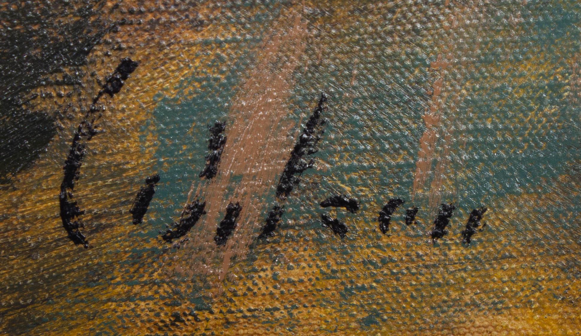 David Wilson (1919-2013) - Peinture à l'huile du 20e siècle, paysage toscan 3