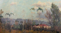 David Wilson (1919-2013) – Ölgemälde, toskanische Landschaft des 20. Jahrhunderts