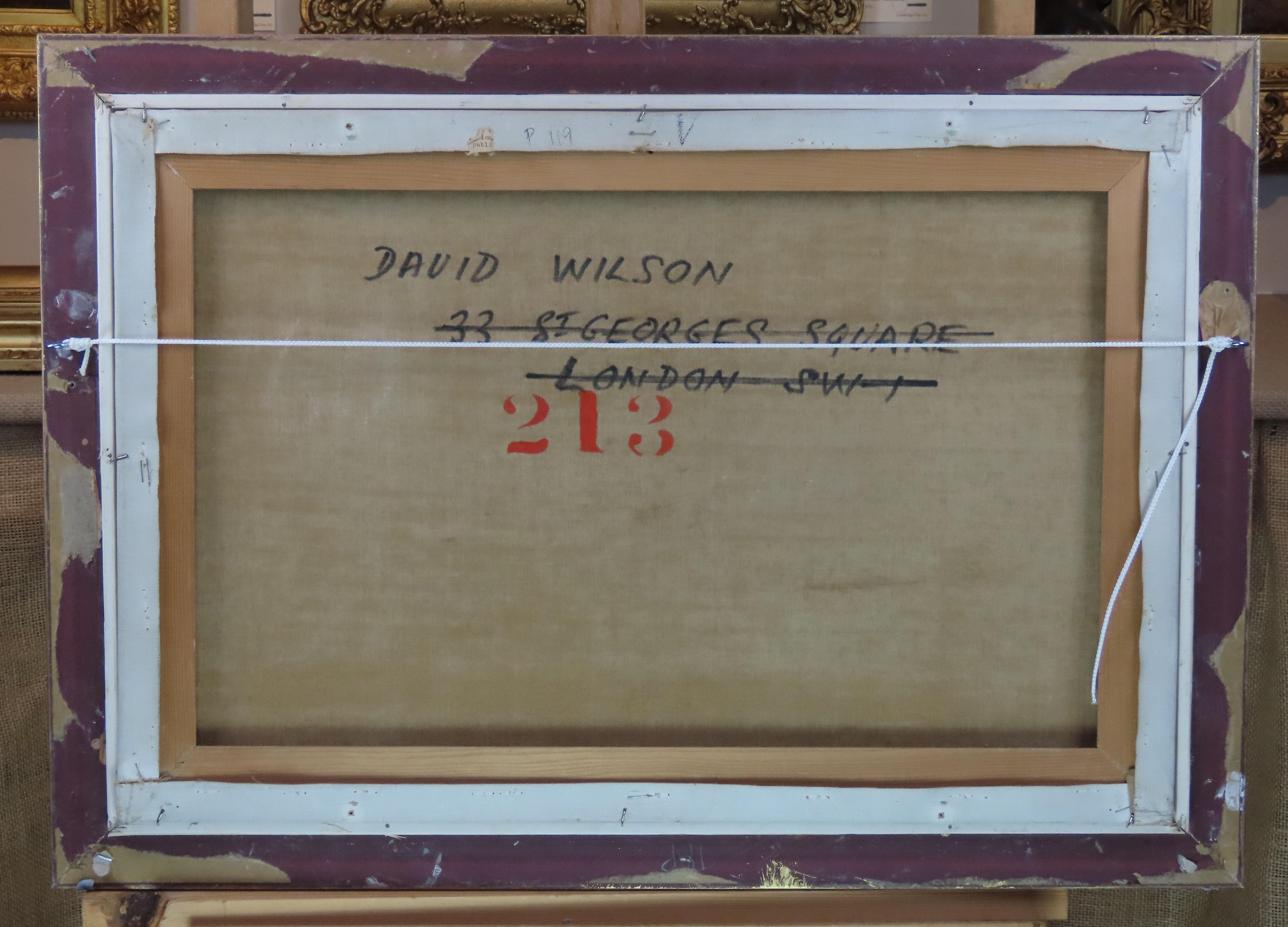 Original Ölgemälde auf Leinwand, David Wilson, „ Käse und Obst“, Öl im Angebot 6