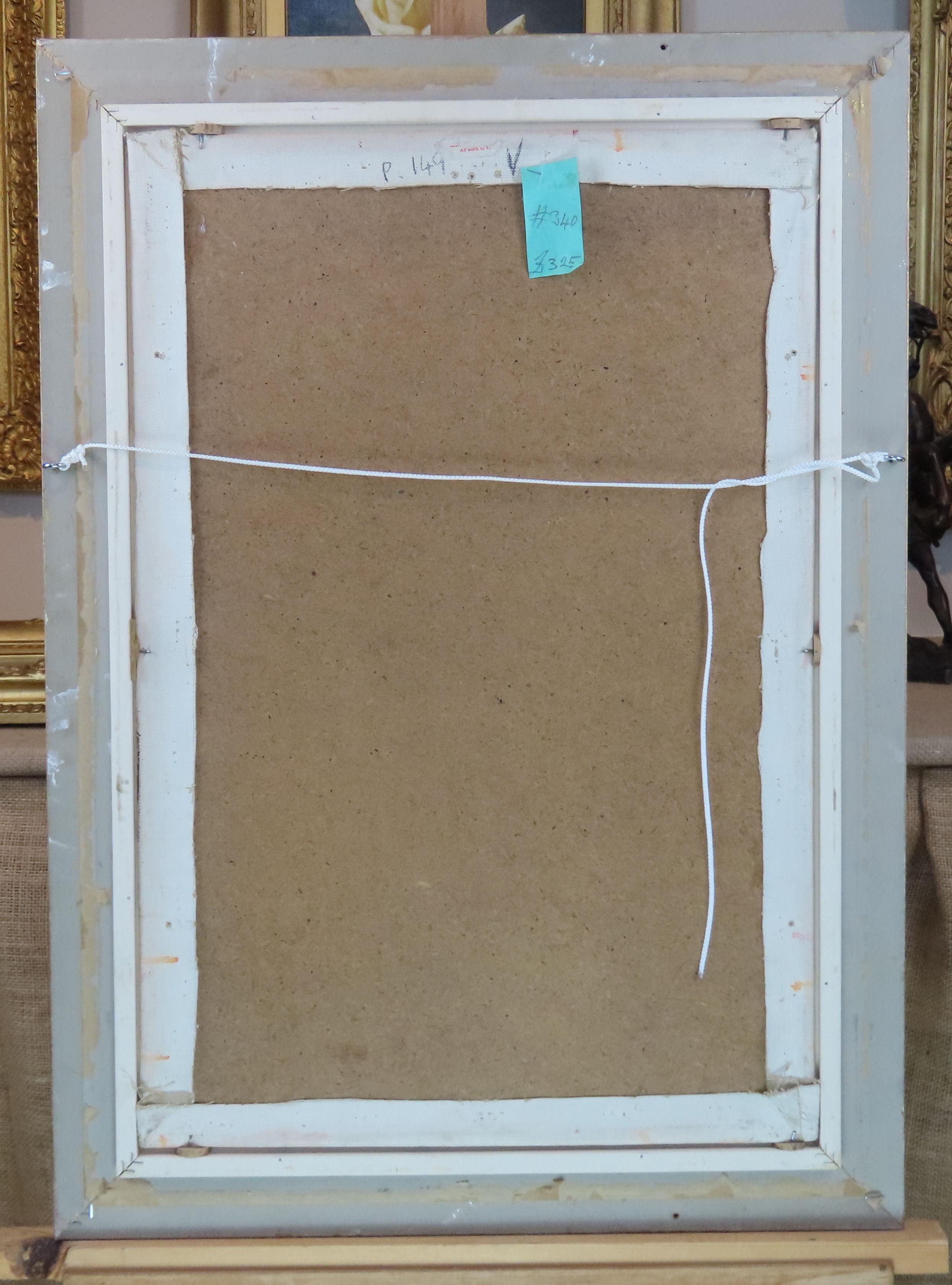Original Ölgemälde auf Leinwand, David Wilson, „Stillleben mit Blumen“, Öl im Angebot 6