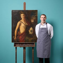 David With The Head of Goliath After Hendrick de Somer (1602–1655) Oil Painting