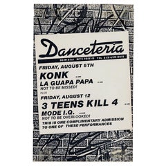 David Wojnarowicz Danceteria 1983 (annuncio)