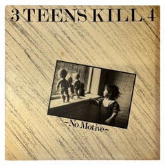 Vintage David Wojnarowicz Record Art 1982 (David Wojnarowicz 3 Teens Kill 4) 