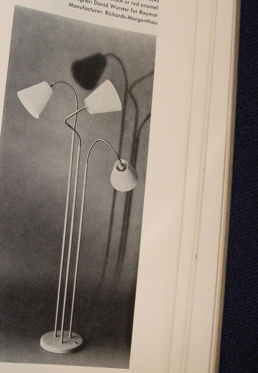 20th Century David Wurster Midcentury Lamp