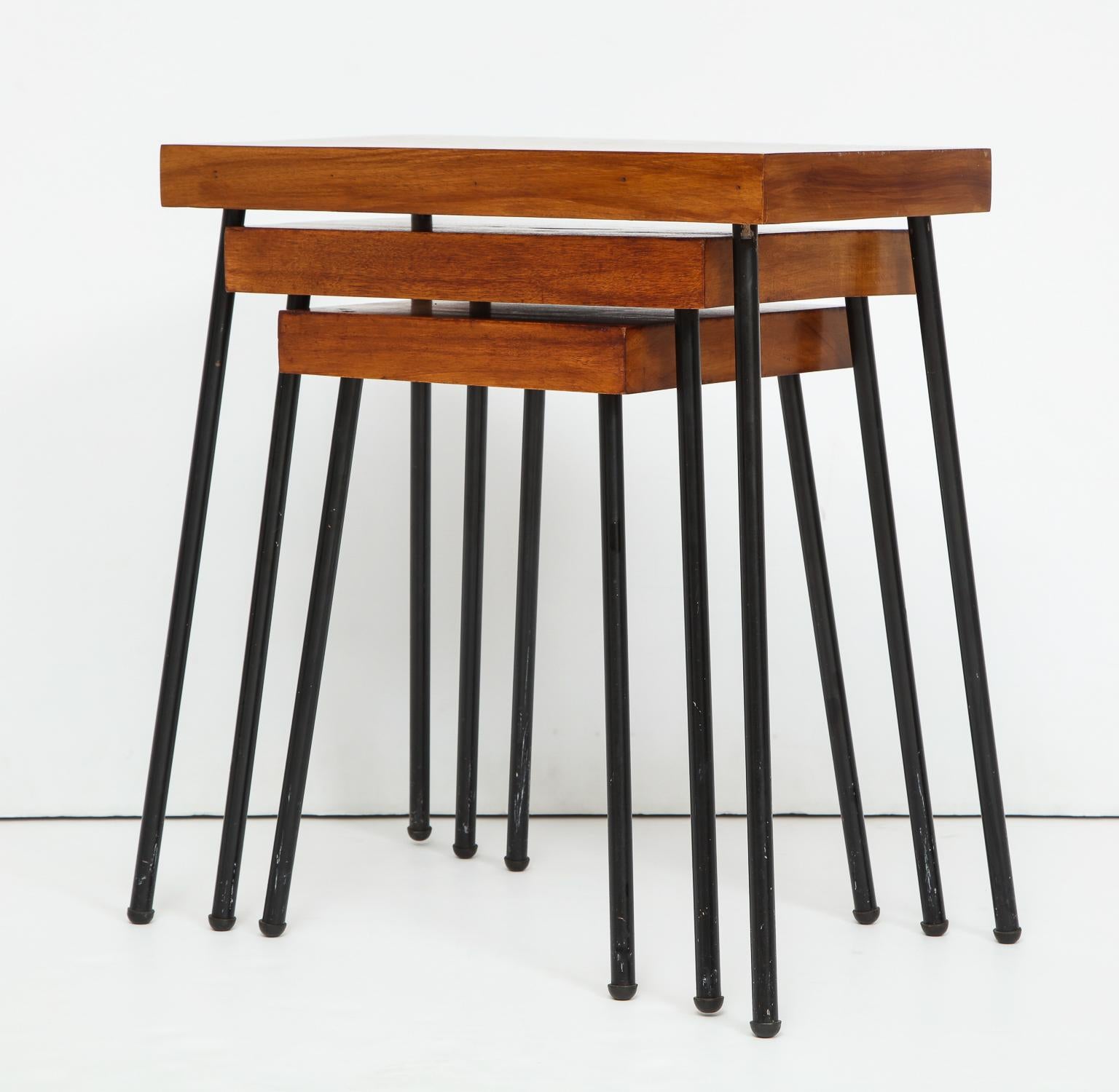 Mid-20th Century David Wurster Nest of Tables for Raymor