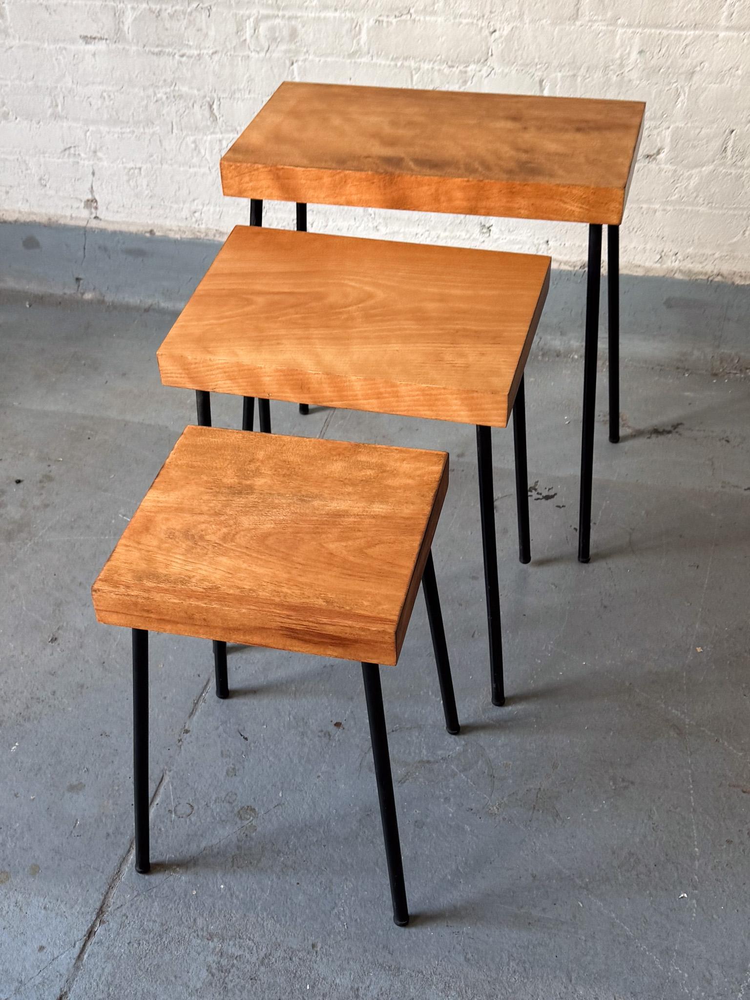 Mid-20th Century David Wurster Nest of Tables for Raymor For Sale