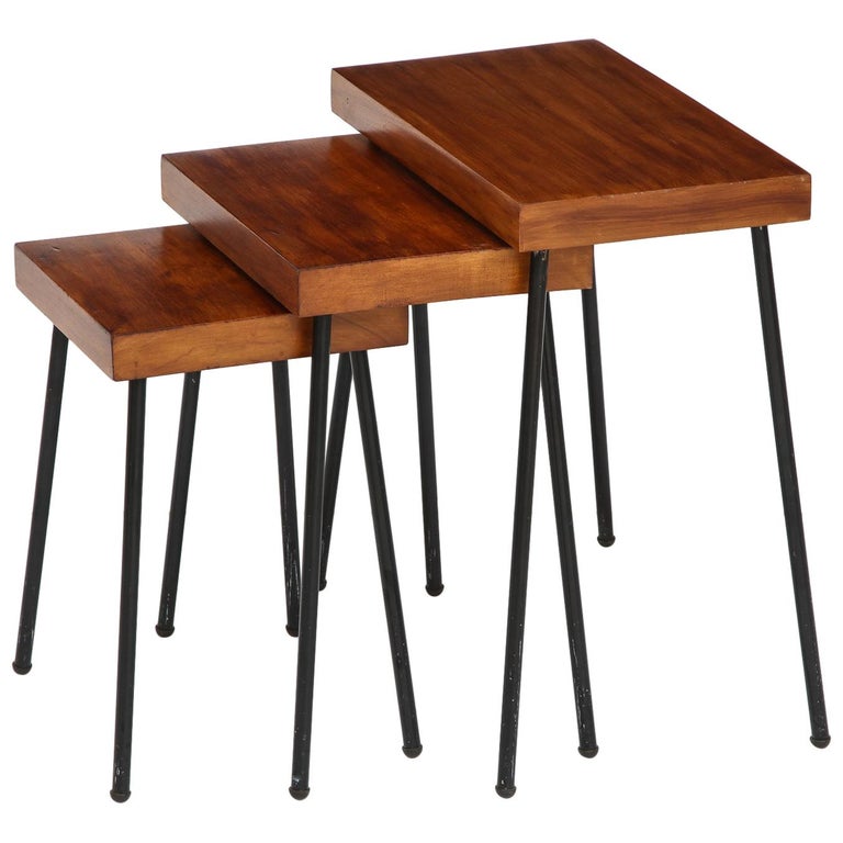 David Wurster Nest of Tables for Raymor For Sale