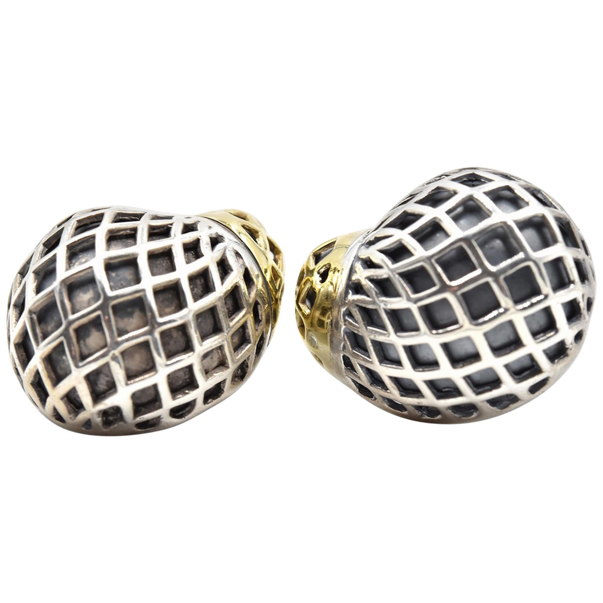 David Wysor Sterling Silver and Gold-Tone Earrings
