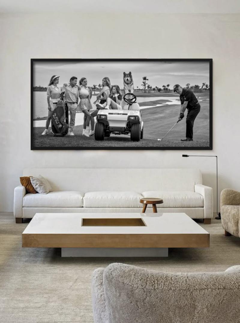 Age is just a number - Golf with Wolf and Women, Fine Art Photography, 2025 For Sale 8