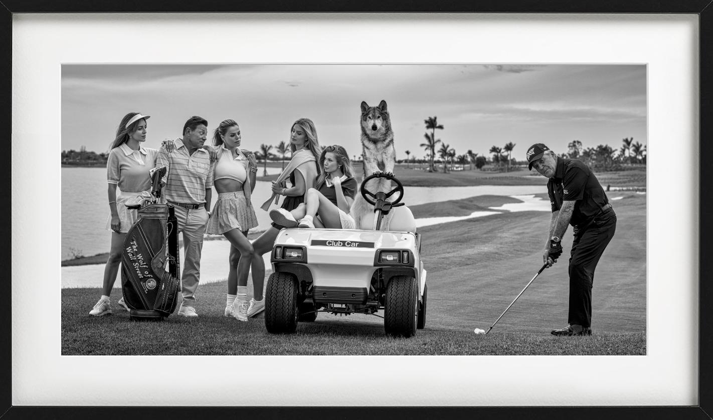 Age is just a number - Golf with Wolf and Women, Fine Art Photography, 2025 For Sale 1
