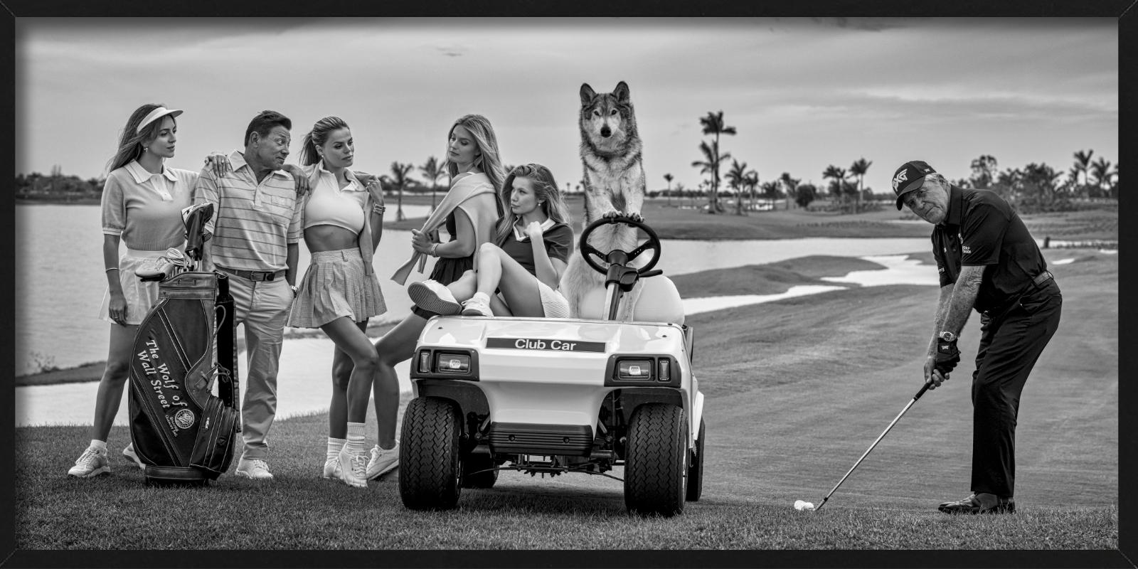 Age is just a number - Golf with Wolf and Women, Fine Art Photography, 2025 For Sale 3
