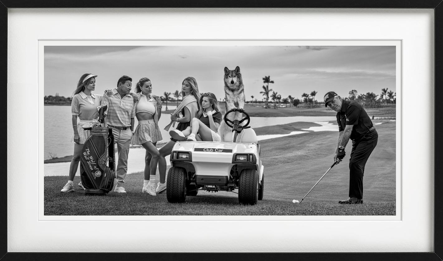 Age is just a number - Golf with Wolf and Women, Fine Art Photography, 2025 For Sale 4