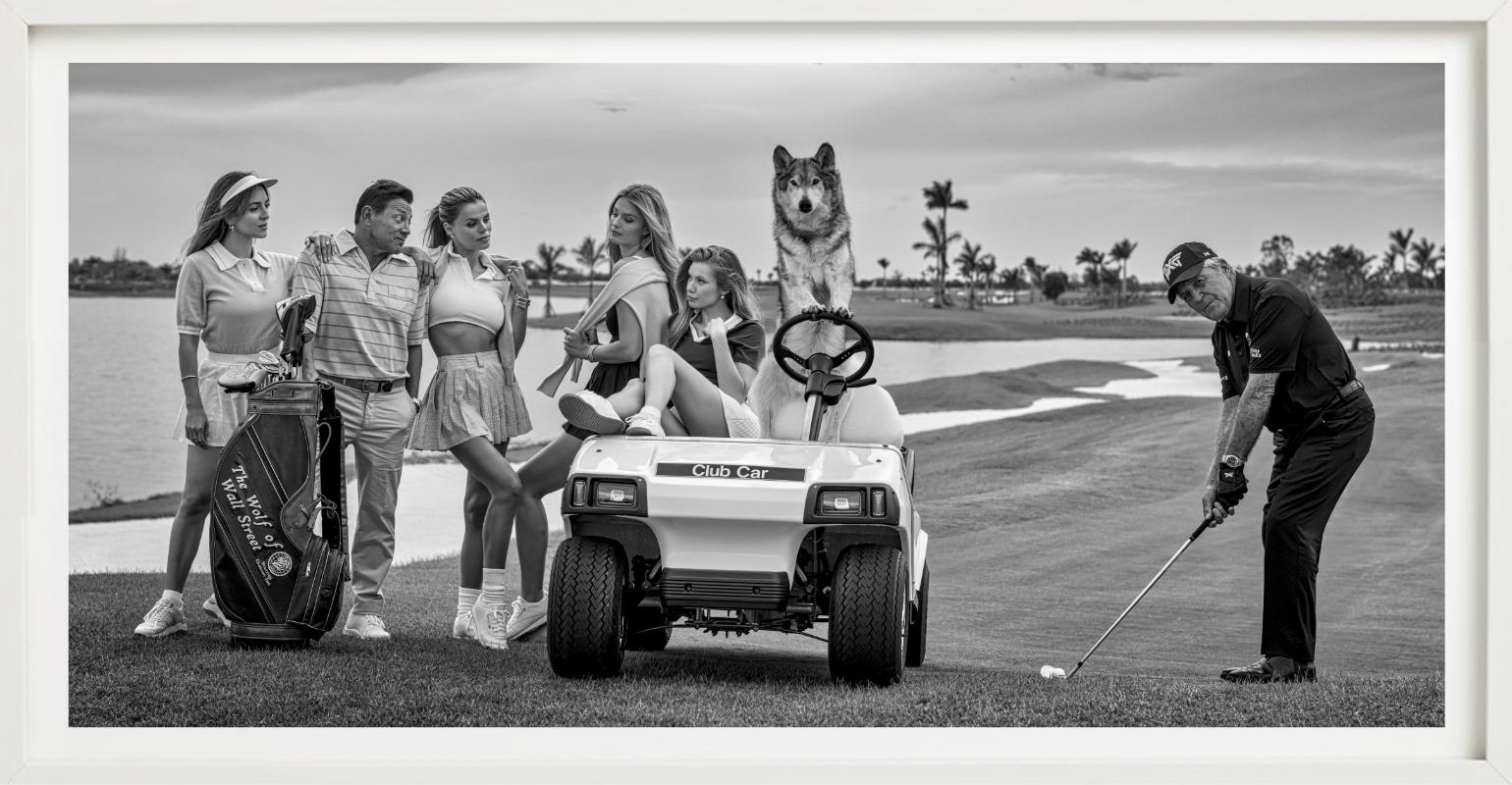 Age is just a number - Golf with Wolf and Women, Fine Art Photography, 2025 For Sale 5