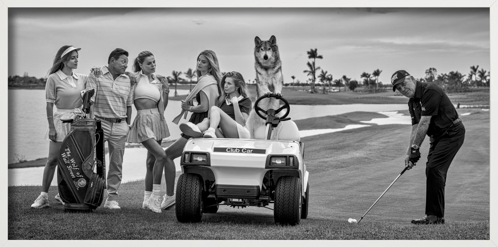 Age is just a number - Golf with Wolf and Women, Fine Art Photography, 2025 For Sale 6