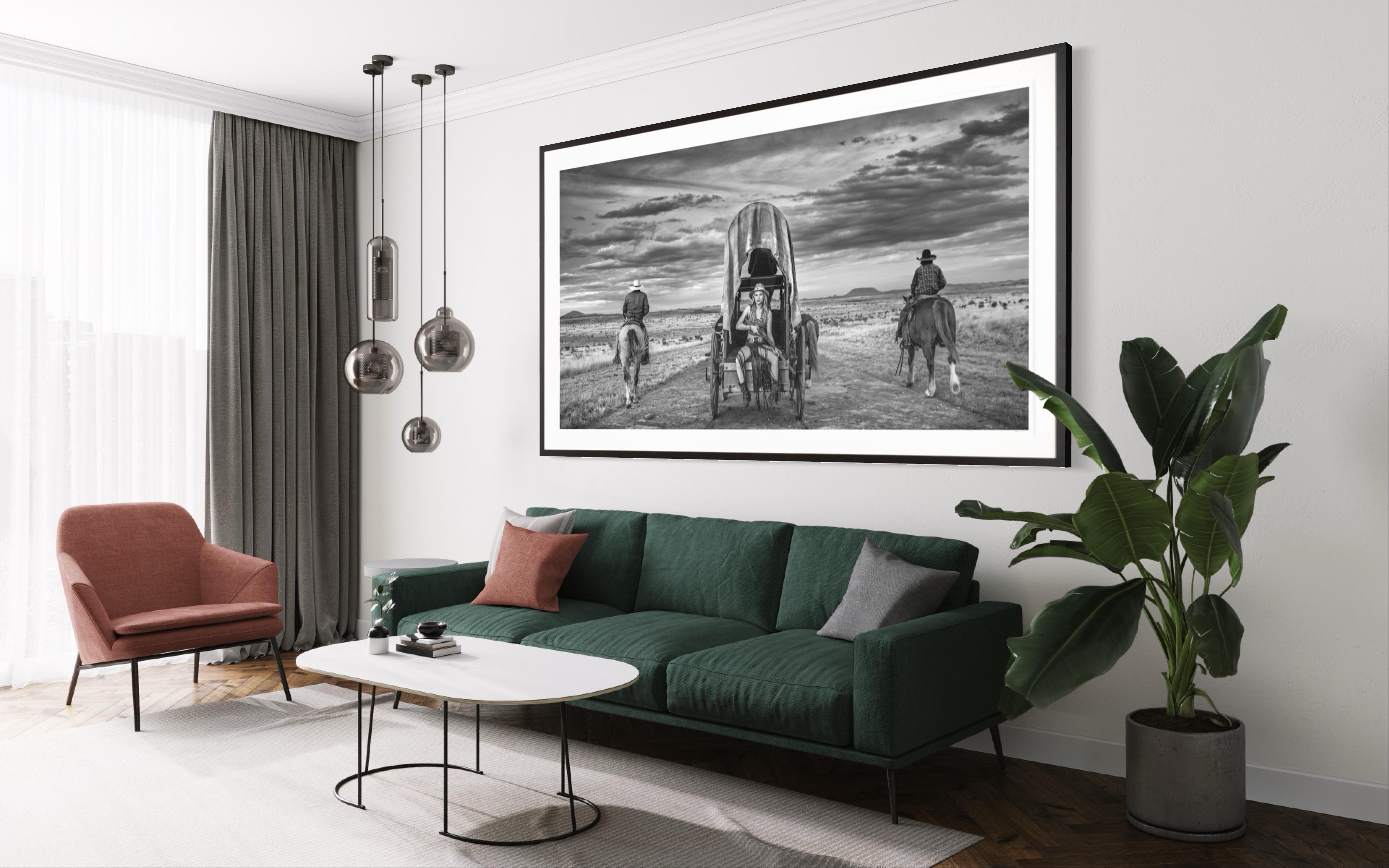 Amarillo By Morning / Sexy Framed Western Photo  - Photograph by David Yarrow